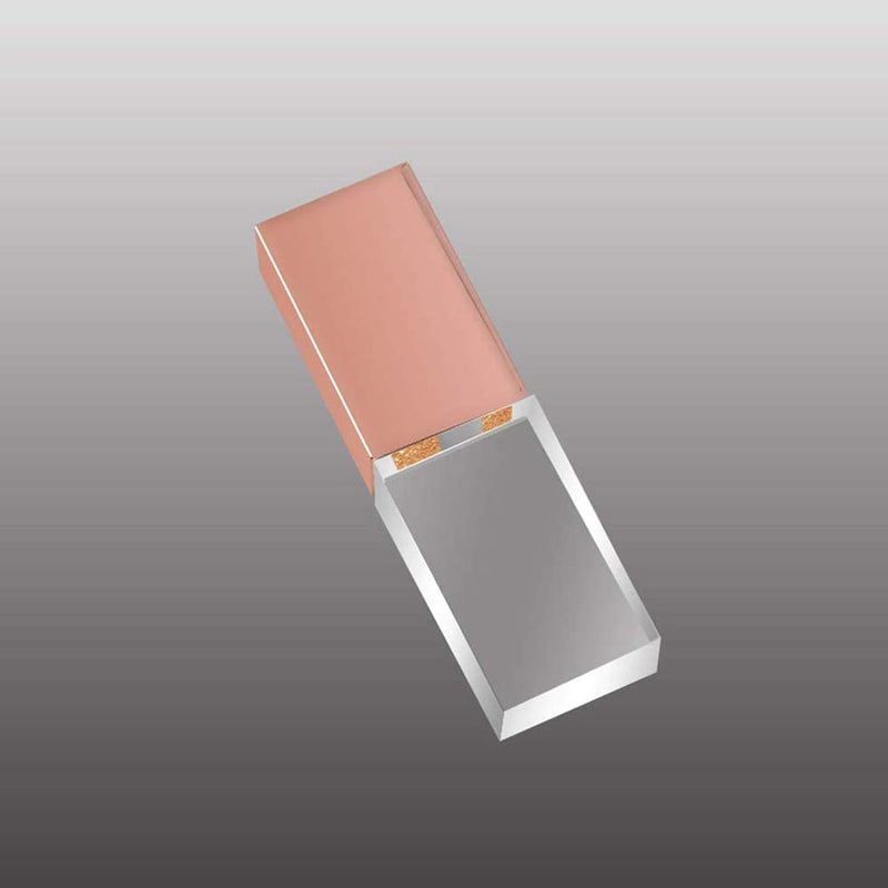 SXBan 16GB USB 2.0 Flash Drive,Glass Crystal LED Light Pen Memory Stick Thumb Drive Waterproof Clear Pendrive Flash Disk Girl Boy Women Men Kids Unique Cool Fun Novelty Wedding Photography Gift (Rose Gold) - Image 5